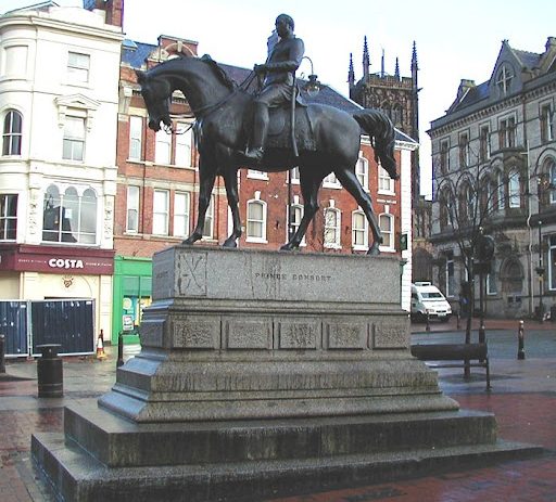 Prince Albert Statue in Queen Square Wolverhampton