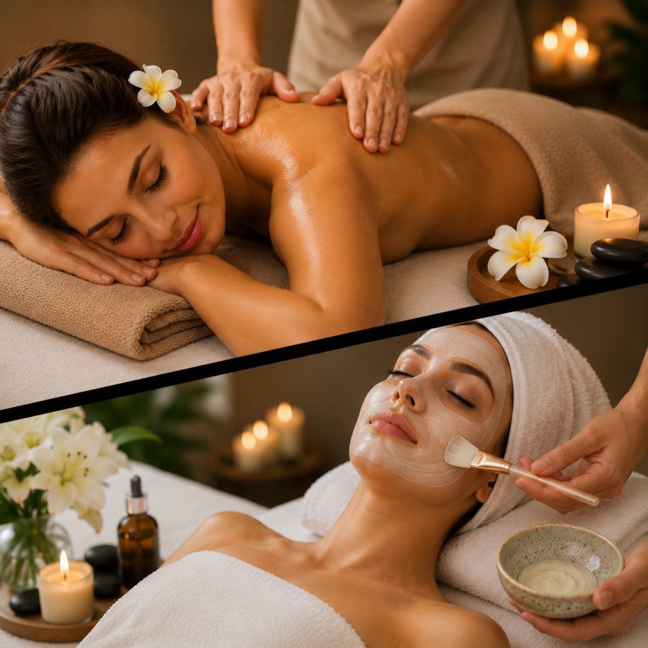 Soothing Indian Head Massage in Wolverhampton Client receiving a relaxing Indian head massage focusing on the scalp and temples at Divine Lotus in Wolverhampton.