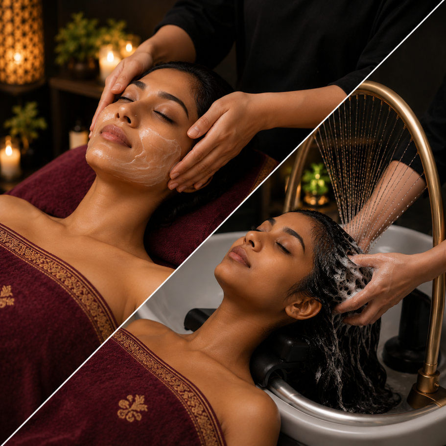 Woman receiving a relaxing Swedish back massage at Divine Lotus massage in Wolverhampton